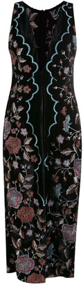 Olympiah Embroidered Midi Dress