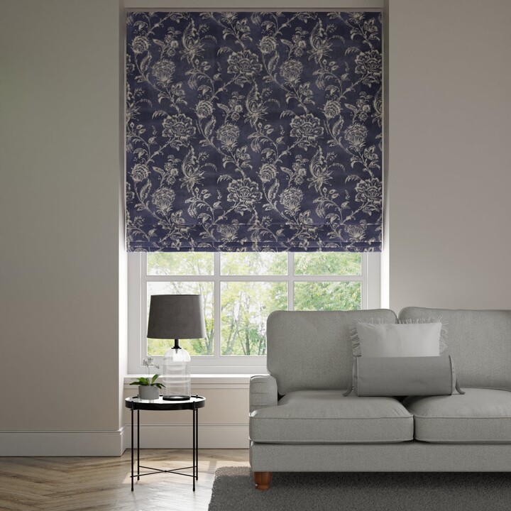 Dunelm Ortona Made to Measure Roman Blind Ortona Ink ShopStyle Curtains