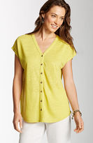 Thumbnail for your product : J. Jill Dune linen camp tee