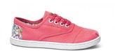 Thumbnail for your product : Toms Pink Inked Heel Patch Youth Cordones