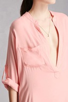 Thumbnail for your product : Forever 21 Boho Me High-Low Shirt Dress