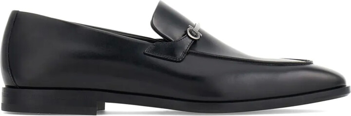 Ferragamo Gancini-charm leather mocassin loafers
