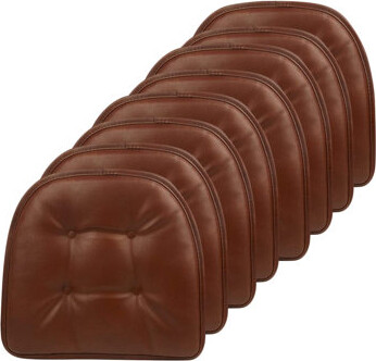 Leather Chair 15 X 16 Chair Cushions Cotton Striped Chair Pad