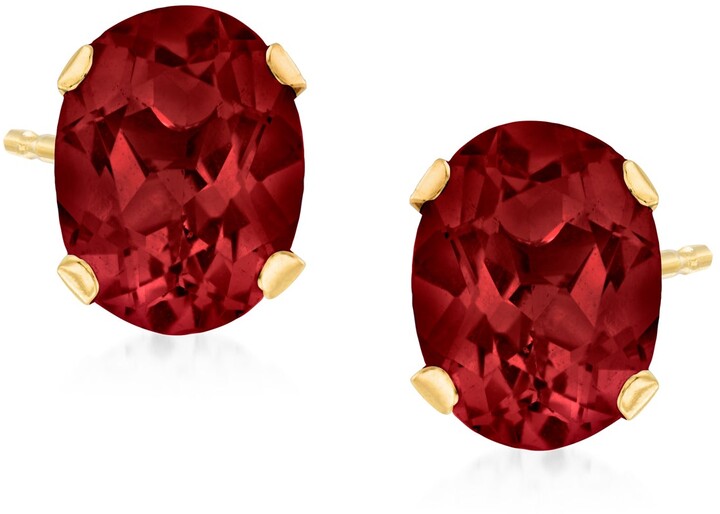 Red Stud Earrings | Shop the world's largest collection of fashion 