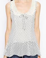 Thumbnail for your product : Max C London Spot Top with Collar
