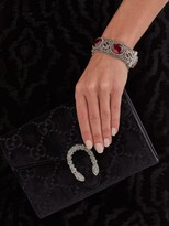Thumbnail for your product : Gucci Crystal-embellished Bracelet - Red