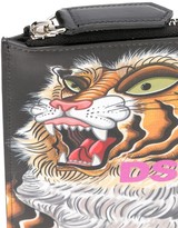 Thumbnail for your product : DSQUARED2 Tiger Motif Clutch Bag