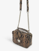 Thumbnail for your product : The Kooples Croc-embossed leather shoulder bag