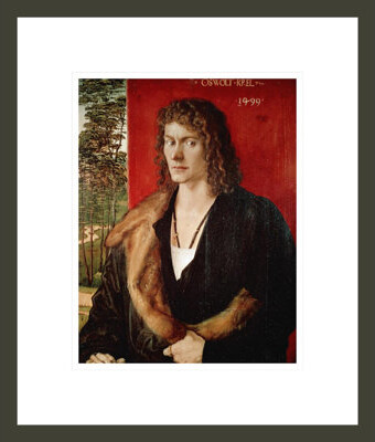 1000Museums Portrait of Oswolt Krel by Albrecht Dürer -Framed Giclee Print