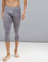 Thumbnail for your product : Nike Training pro Hypercool 3/4 tights in grey camo 887223-027