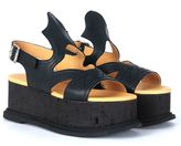 Thumbnail for your product : MM6 MAISON MARGIELA Sandal In Black Stitched Leather