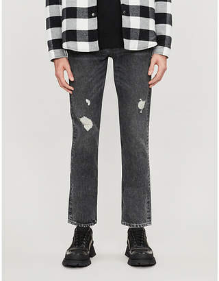 Sandro Distressed cropped jeans