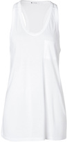 Thumbnail for your product : Alexander Wang T by Classic Tank with Pocket in White
