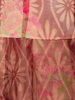Thumbnail for your product : Simone Rocha floral print tulle flared dress