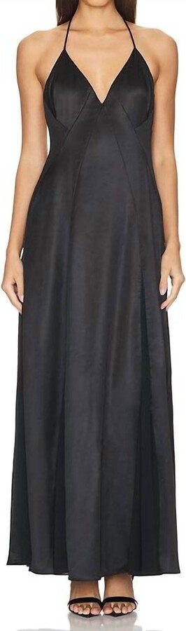 line and dot Dreaming Maxi Dress In Black