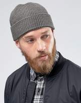 Thumbnail for your product : ASOS Fisherman Beanie In Gray