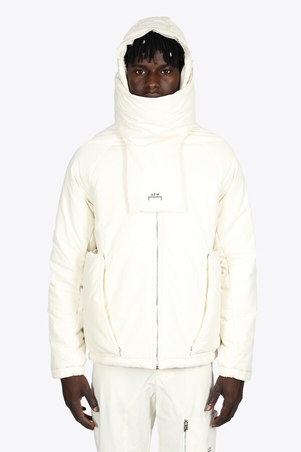 A-Cold-Wall* Cyclone Tactical Jacket Off-white poplin hooded puffer ...