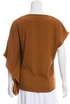 Thumbnail for your product : Ramy Brook Asymmetrical Silk Top
