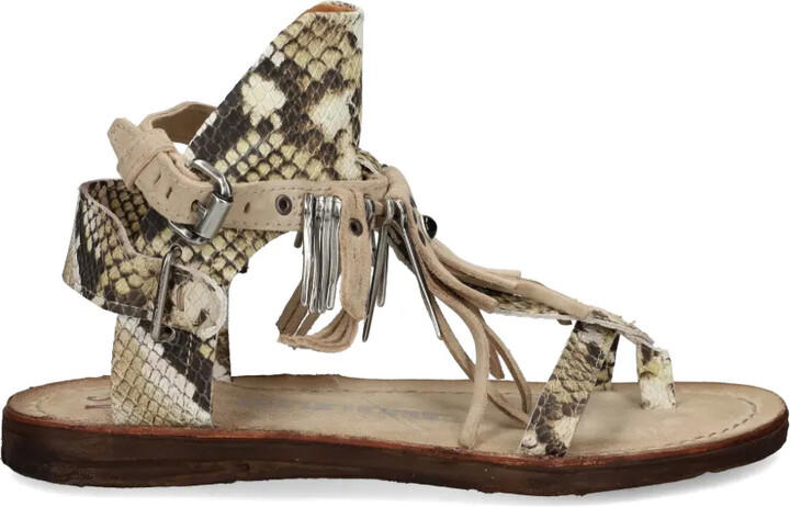 A.S.98 Snakeskin Sandals