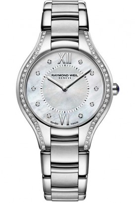 Raymond Weil Ladies Noemia 32mm Diamond Watch 5132-STS-00985
