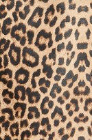 Thumbnail for your product : Halogen Leopard Print Genuine Calf Hair & Leather Pencil Skirt (Regular & Petite)