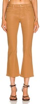 Thumbnail for your product : Frame Le Crop Mini Boot Coated in Tan