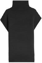 Thumbnail for your product : Victoria Victoria Beckham Wool Turtleneck Pullover with Short Sleeves