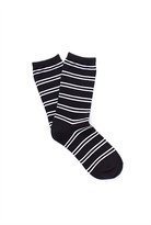 Thumbnail for your product : Trenery Large Pinstripe Socks