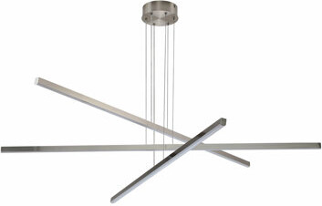 Ivy Bronx Carmiencke 3 - Light Steel LED Pendant