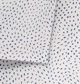 Thumbnail for your product : Richard James White Slim-Fit Cutaway-Collar Printed Cotton-Poplin Shirt - Men - White