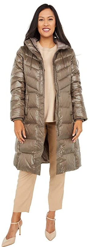 vince camuto long puffer coat