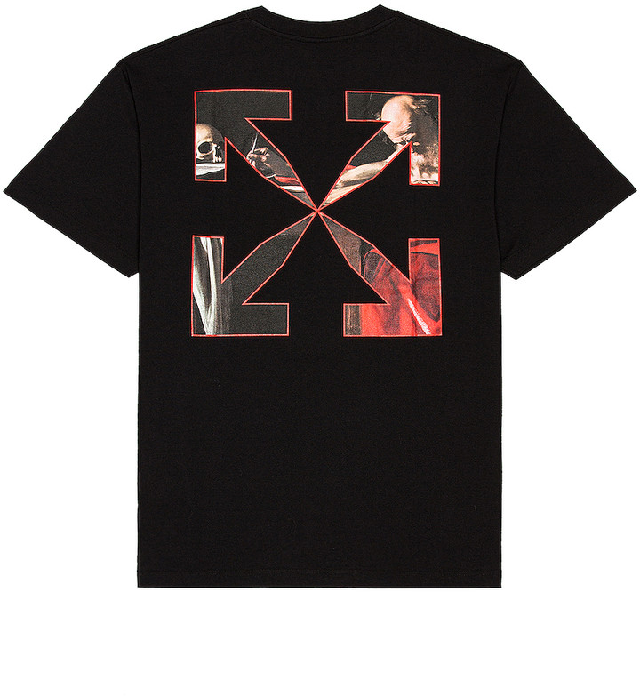 Off-White Caravaggio Tee in Black | FWRD - ShopStyle T-shirts