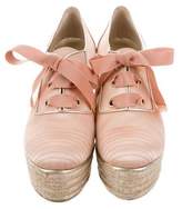 Thumbnail for your product : Sonia Rykiel Satin Oxford Wedges