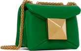 Thumbnail for your product : Valentino Garavani Green Micro One Stud Bag
