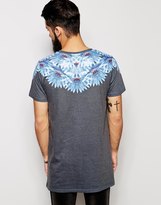 Thumbnail for your product : Hype Longline T-Shirt With Floral Collar