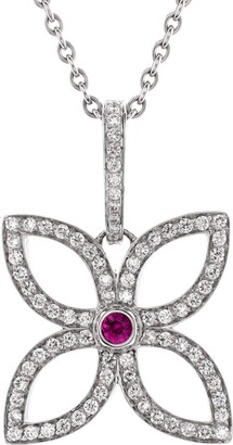 Louis Vuitton Pre-owned Flower Diamond Necklace