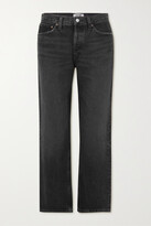 Thumbnail for your product : AGOLDE Wyman Low-rise Organic Straight-leg Jeans - Black - 23