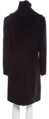 Jean Paul Gaultier Angora-Wool Shawl Collar Coat