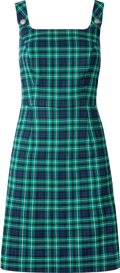 Joe Browns Women's Tartan Check Pinafore Mini Dress ShopStyle