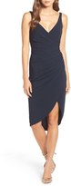 Thumbnail for your product : Katie May Women's Wrap Front Crepe Dress
