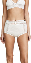 Thumbnail for your product : She Made Me Essential Cotton Crochet High Waist Bikini Bottoms