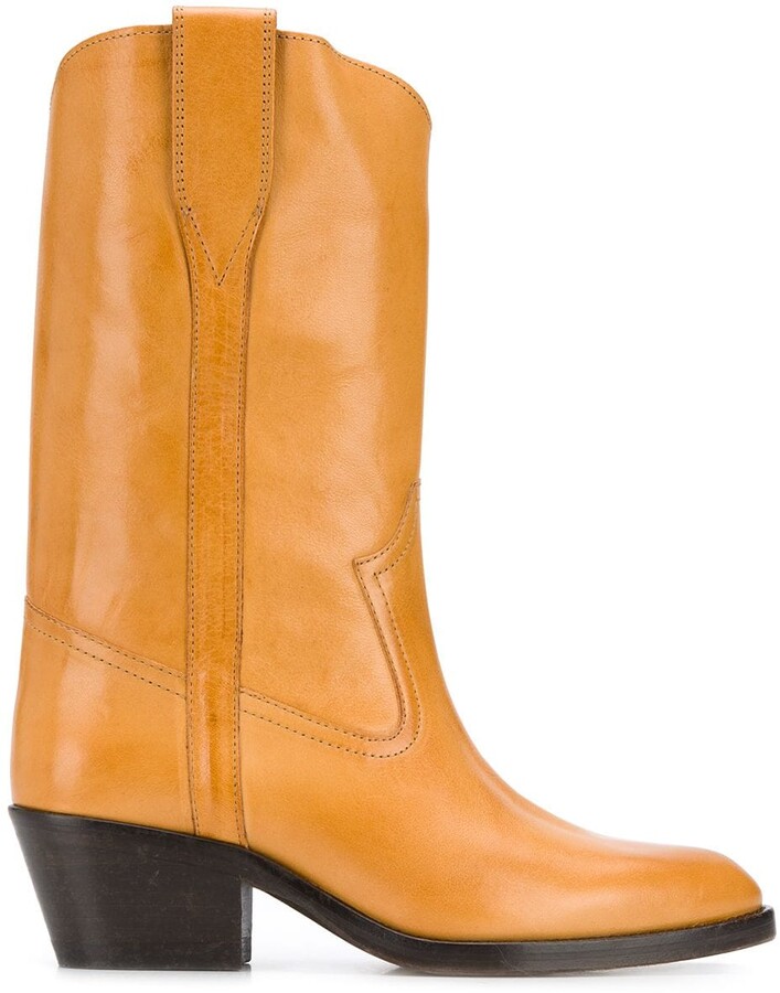 isabel marant cone heel boots