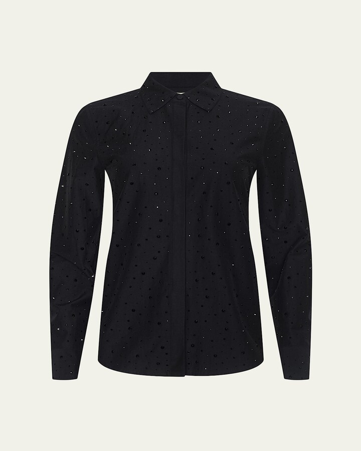 L'Agence Ellery Crystal Poplin Shirt