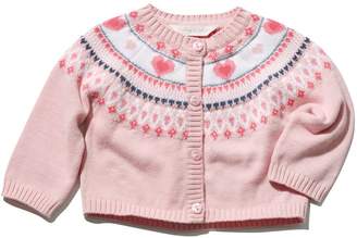M&Co Heart knitted cardigan