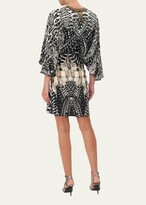 Thumbnail for your product : Camilla Draped-Front Short Silk Wrap Dress