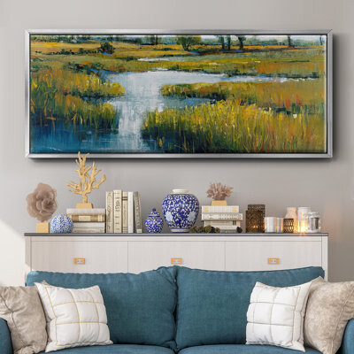 Wexford Home Marshland View III - Framed Canvas