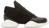 Thumbnail for your product : Rick Owens Black & White Island Sole adidas by Sneakers