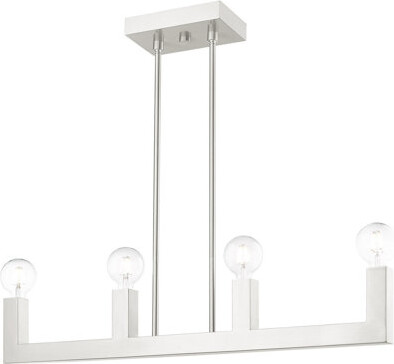 Hokku Designs Eure 4 - Light Shaded Classic LED Chandelier