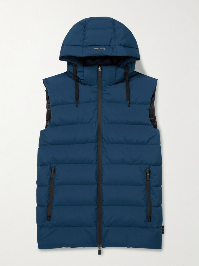 Herno Laminar - Slim-Fit Quilted GORE-TEX WINDSTOPPER Hooded Down Gilet ...