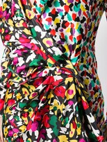 Thumbnail for your product : ATTICO Mixed-Print Wrap Dress